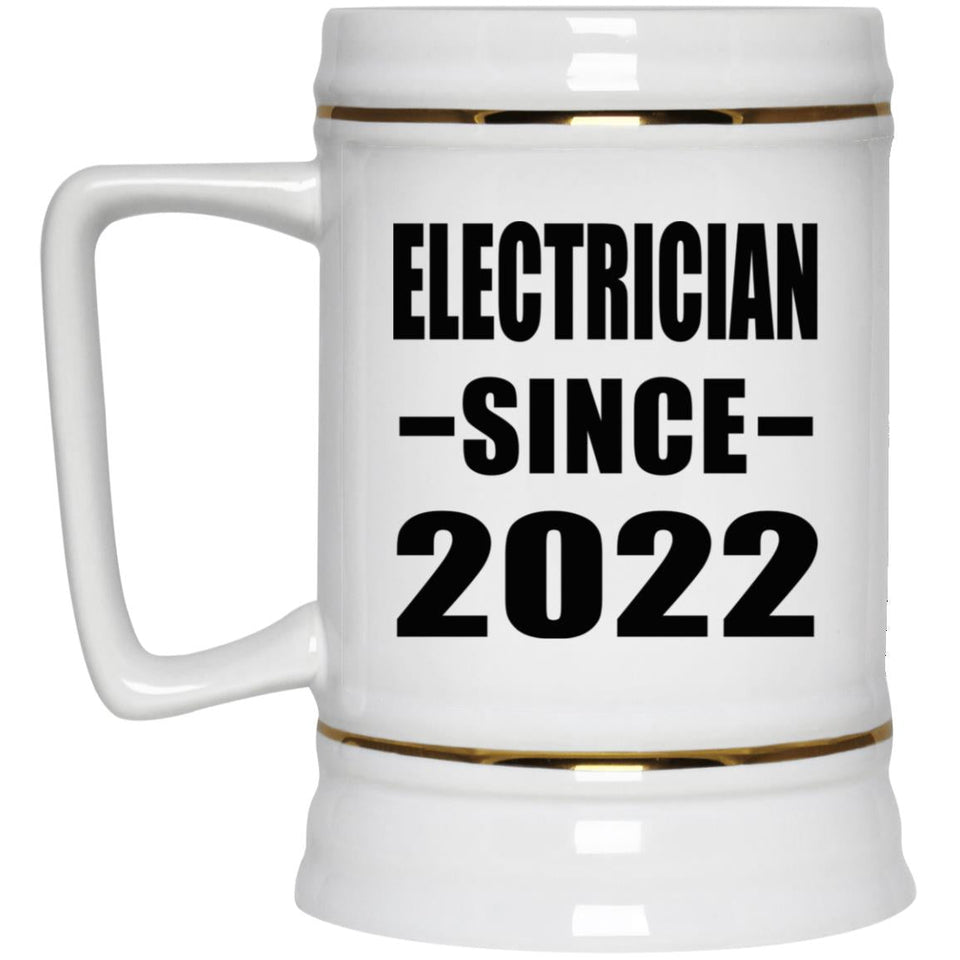 Electrician Since 2022 - Beer Stein