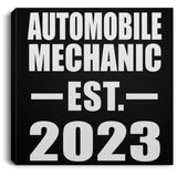Automobile Mechanic Established EST. 2023 - Canvas Square