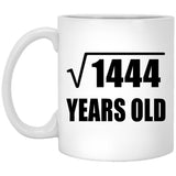 38th Birthday Square Root of 1444 Years Old - 11oz Coffee Mug