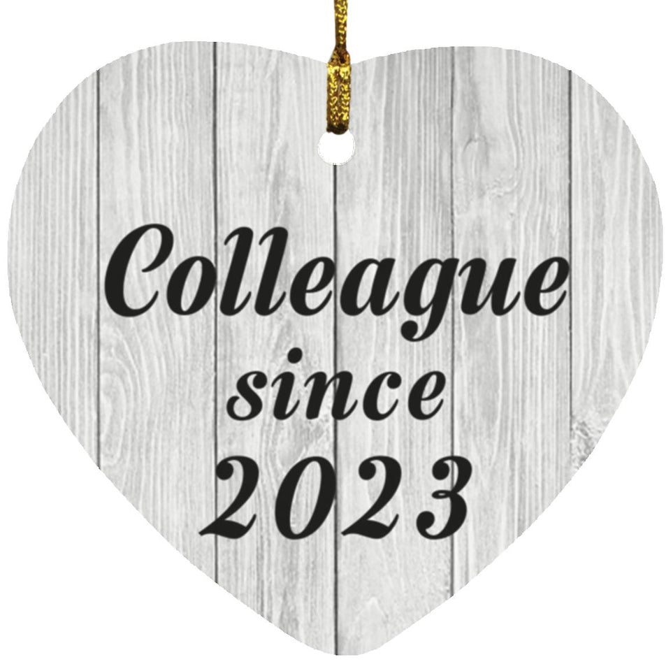 Colleague Since 2023 - Heart Ornament F