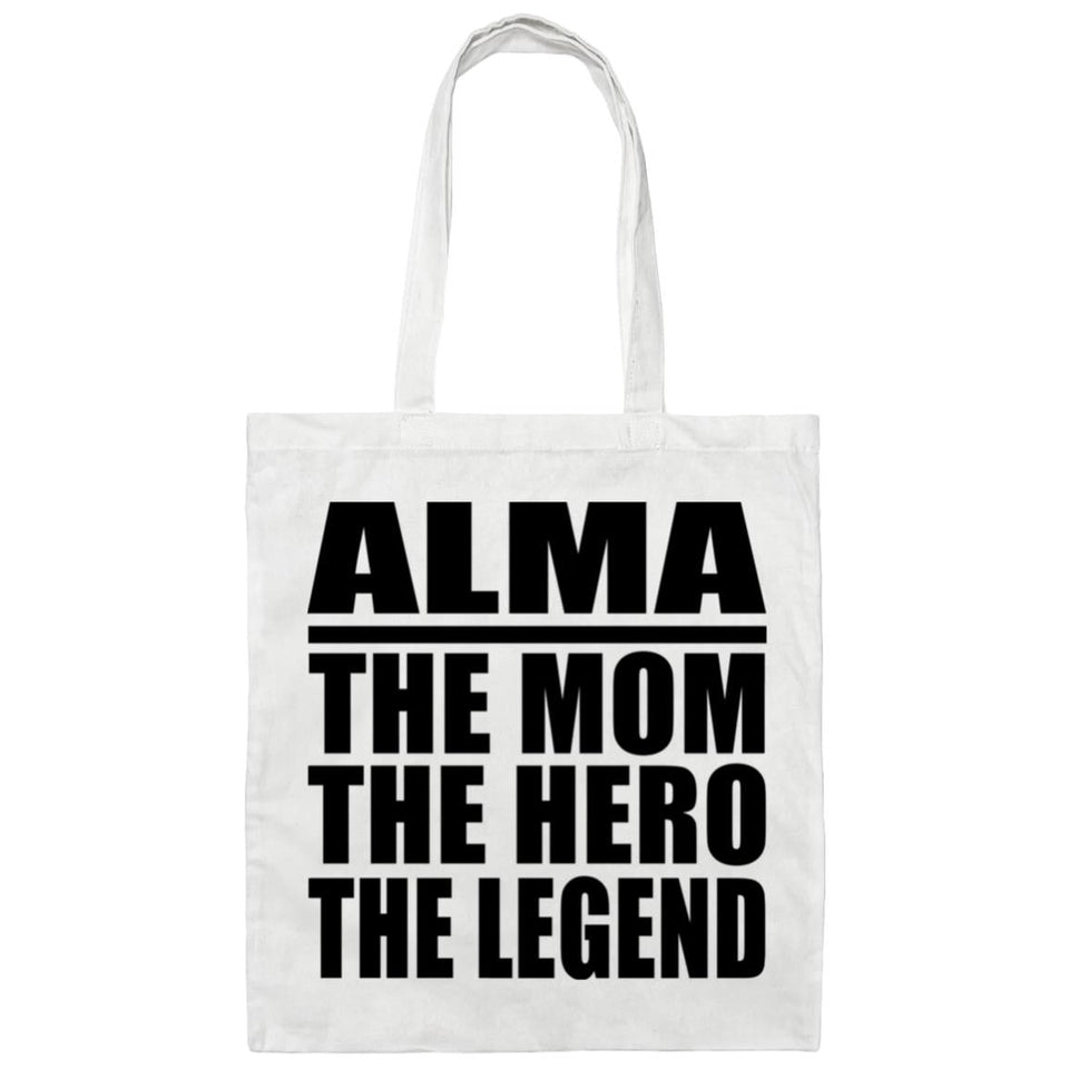 Alma The Mom The Hero The Legend - Tote Bag White