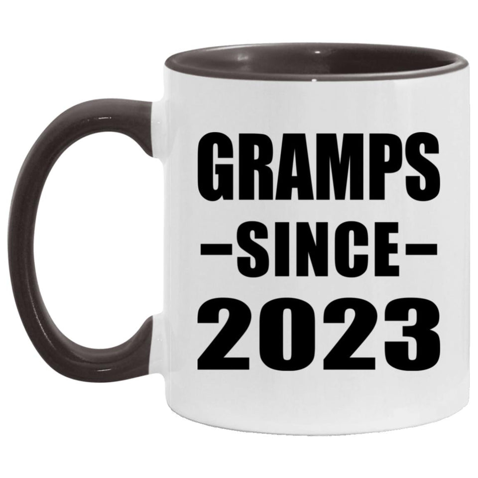 Gramps Since 2023 - 11oz Accent Mug Black