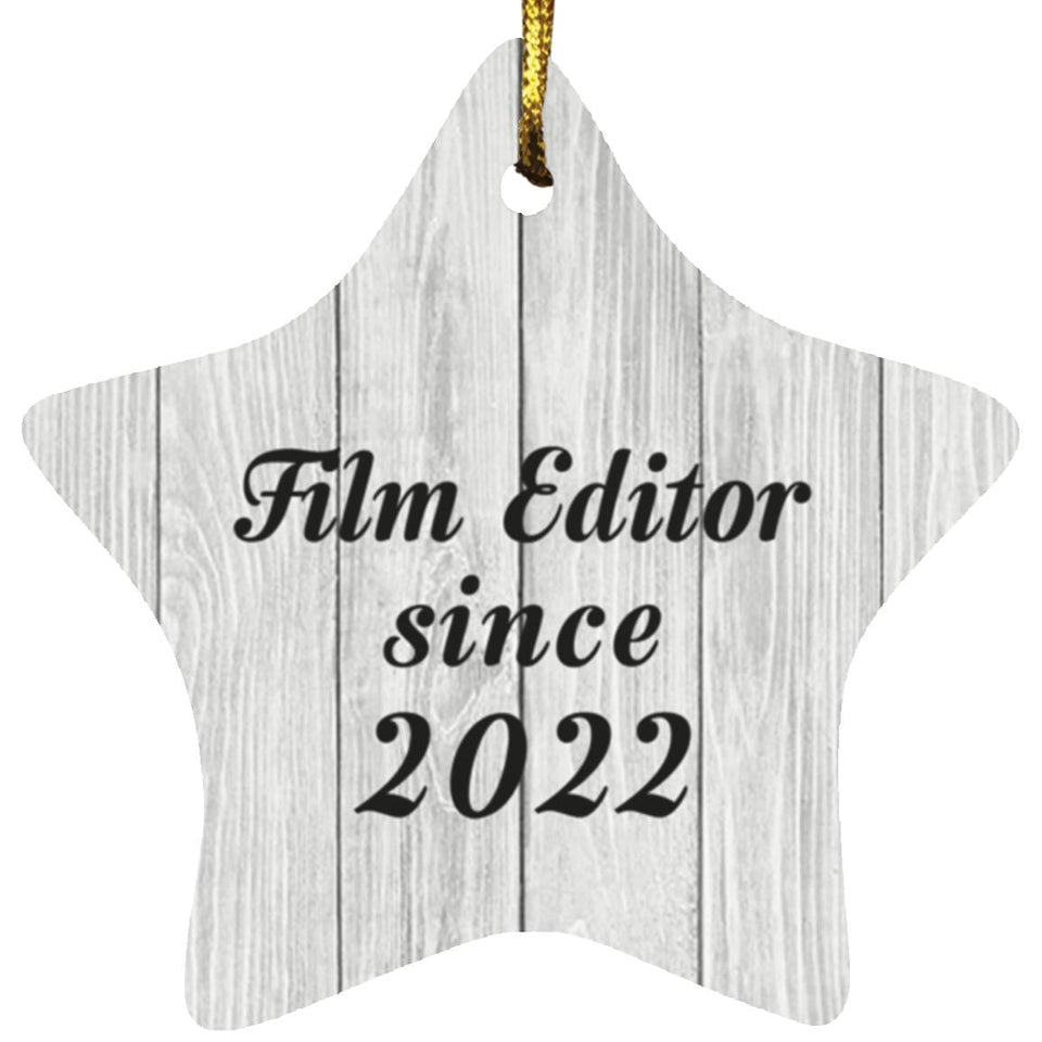 Film Editor Since 2022 - Star Ornament F
