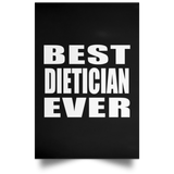 Best Dietician Ever - Poster Portrait