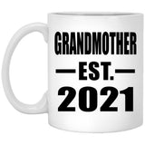 Grandmother Established EST. 2021 - 11oz Coffee Mug