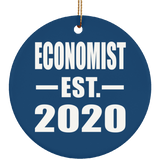 Economist Established EST. 2020 - Circle Ornament