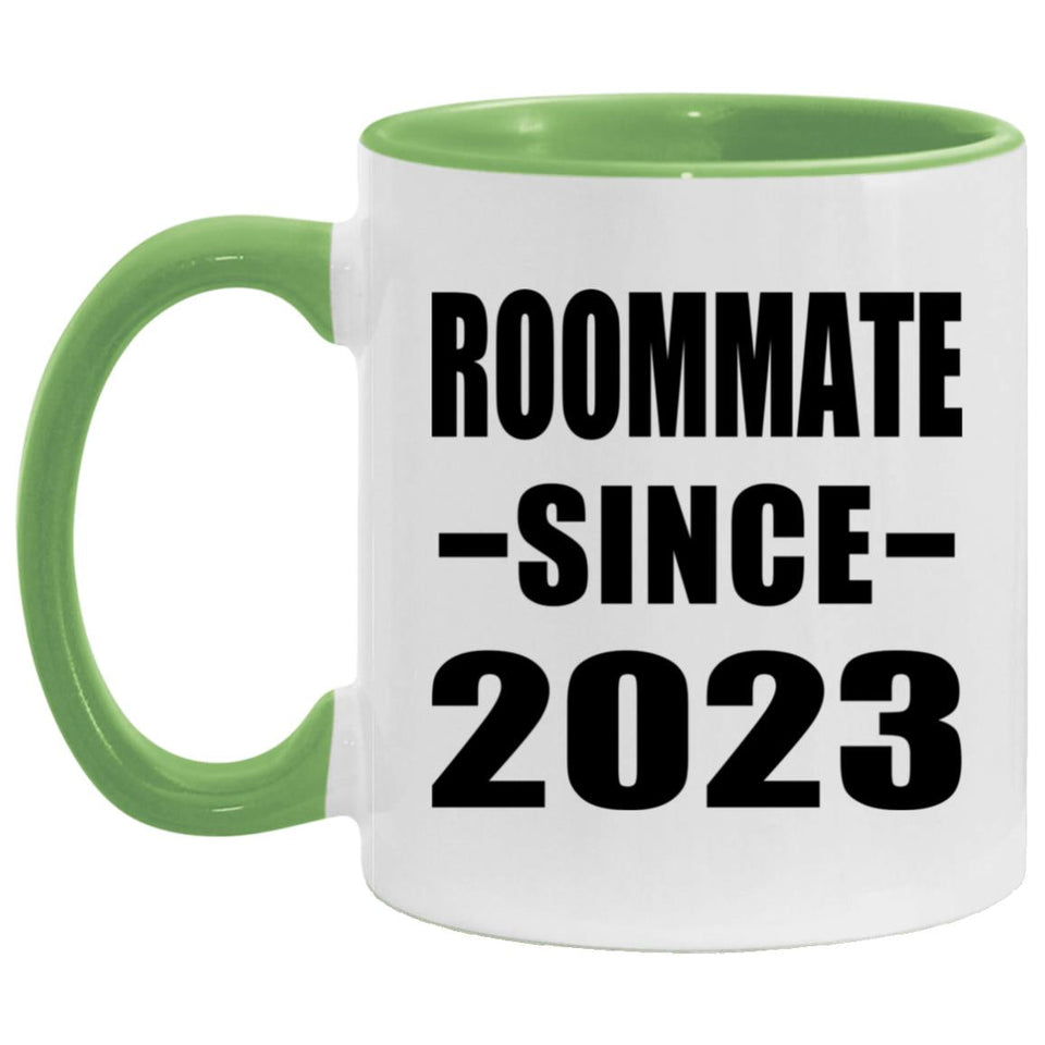 Roommate Since 2023 - 11oz Accent Mug Green