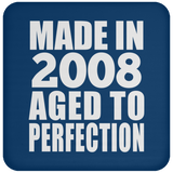 16th Birthday Made In 2008 Aged to Perfection - Drink Coaster