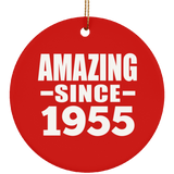 69th Birthday Amazing Since 1955 - Circle Ornament