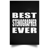 Best Stenographer Ever - Poster Portrait
