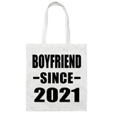 Boyfriend Since 2021 - Tote Bag White