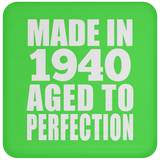 84th Birthday Made In 1940 Aged to Perfection - Drink Coaster