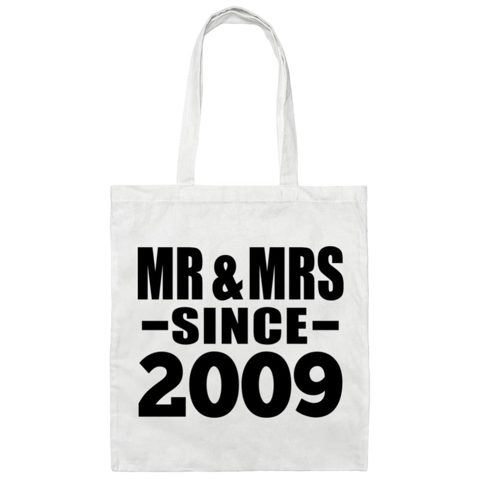 15th Anniversary Mr & Mrs Since 2009 - Tote Bag White