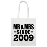 15th Anniversary Mr & Mrs Since 2009 - Tote Bag White