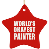 World's Okayest Painter - Star Ornament