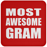 Most Awesome Gram - Drink Coaster