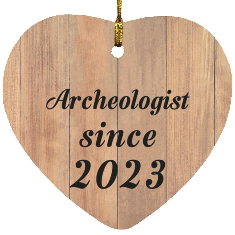 Archeologist Since 2023 - Heart Ornament C