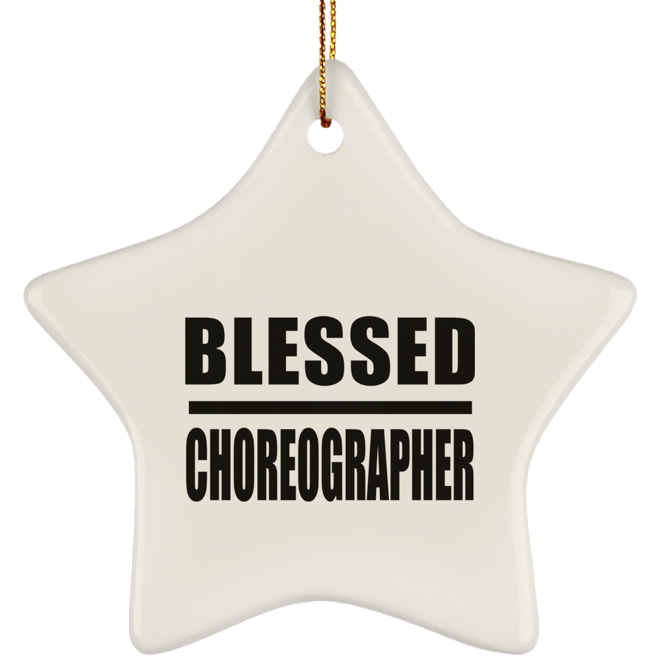 Blessed Choreographer - Star Ornament
