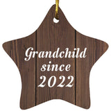 Grandchild Since 2022 - Star Ornament D
