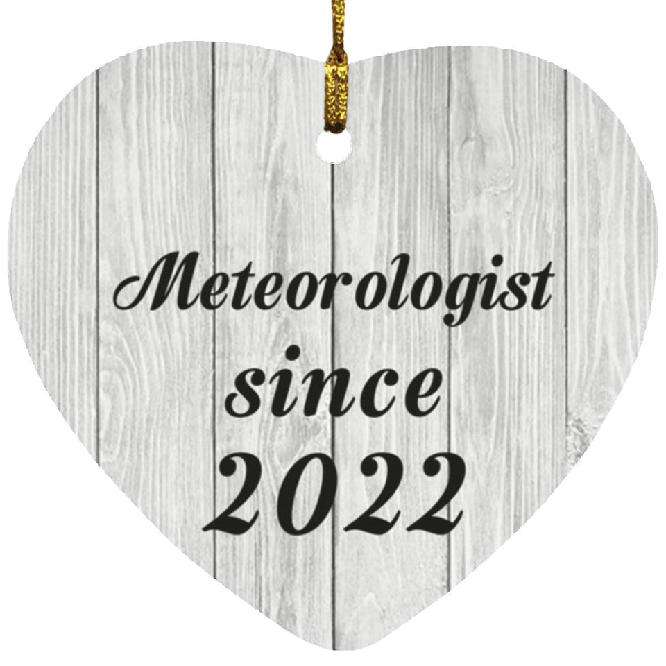 Meteorologist Since 2022 - Heart Ornament F