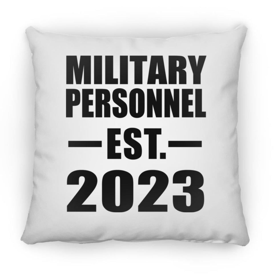 Military Personnel Established EST. 2023 - Throw Pillow