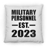Military Personnel Established EST. 2023 - Throw Pillow