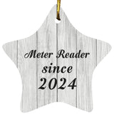 Meter Reader Since 2024 - Star Ornament F