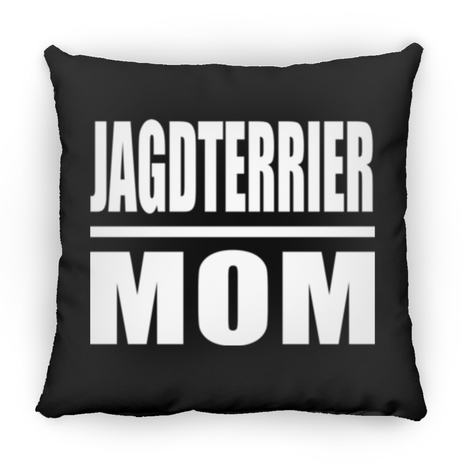 Jagdterrier Mom - Throw Pillow Black