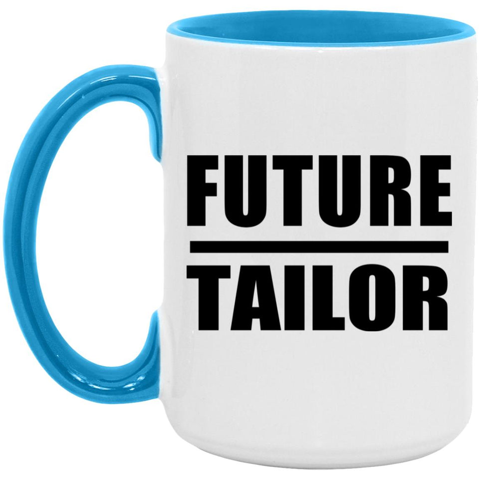 Future Tailor - 15oz Accent Mug Blue