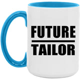 Future Tailor - 15oz Accent Mug Blue