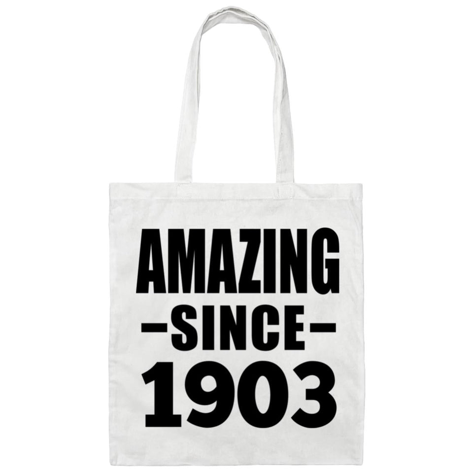 121st Birthday Amazing Since 1903 - Tote Bag White