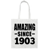 121st Birthday Amazing Since 1903 - Tote Bag White