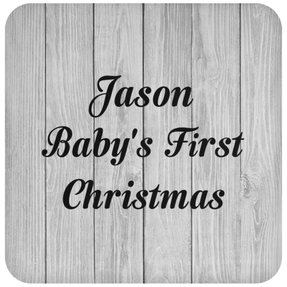 Jason Baby's First Christmas - Drink Coaster F