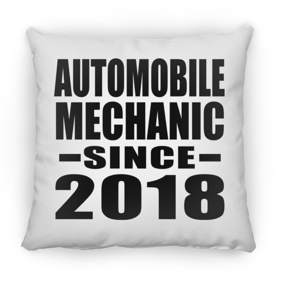 Automobile Mechanic Since 2018 - Throw Pillow