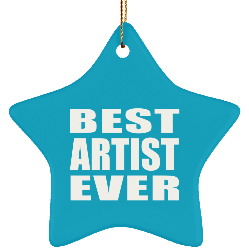 Best Artist Ever - Star Ornament