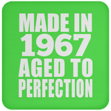 57th Birthday Made In 1967 Aged to Perfection - Drink Coaster