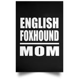 English Foxhound Mom - Poster Portrait