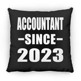 Accountant Since 2023 - Throw Pillow Black