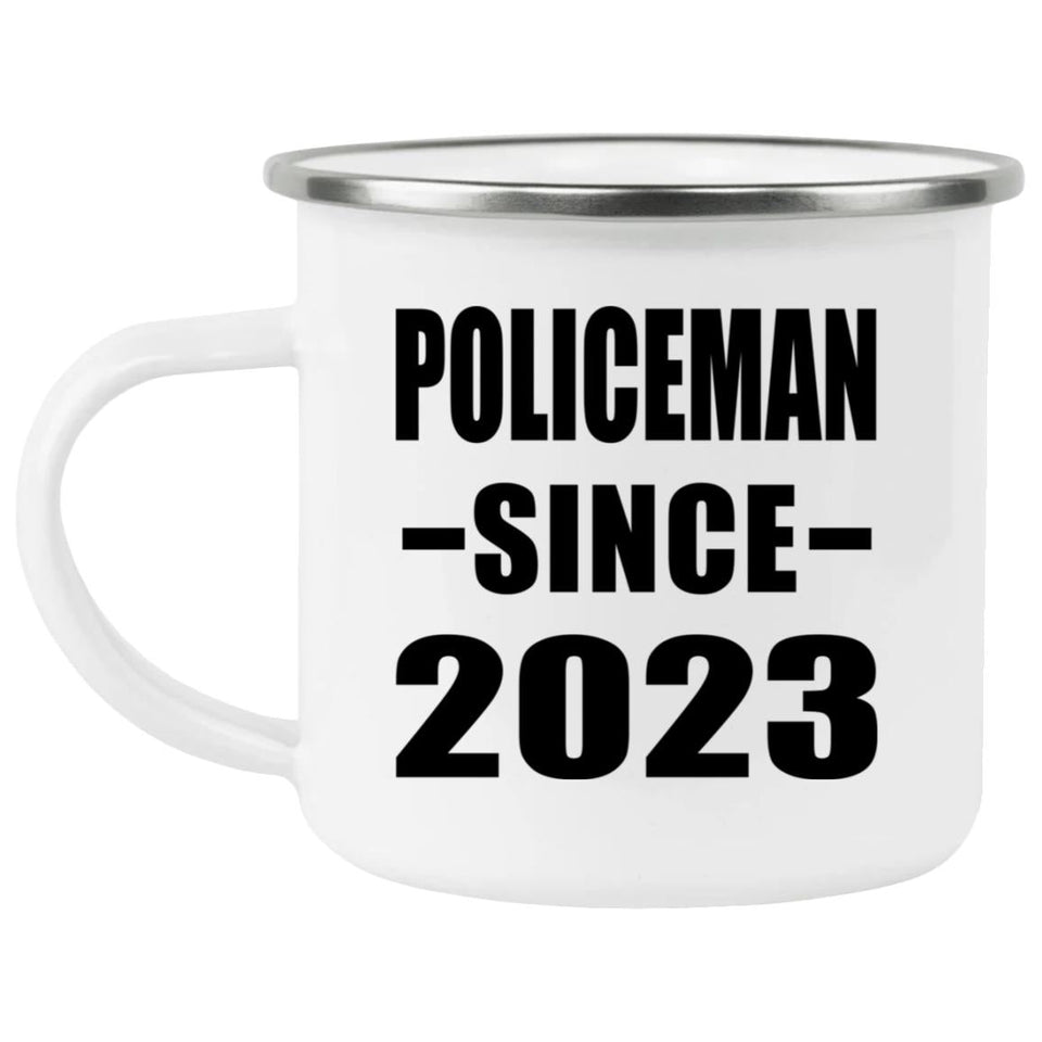 Policeman Since 2023 - 12oz Camping Mug