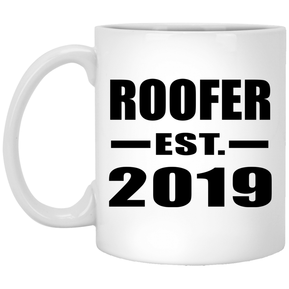 Roofer Established EST. 2019 - 11oz Coffee Mug
