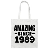 35th Birthday Amazing Since 1989 - Tote Bag White