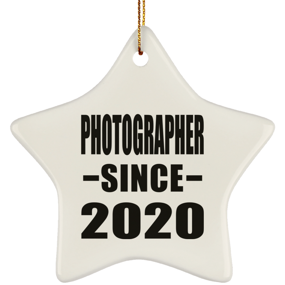 Photographer Since 2020 - Star Ornament