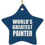 World's Greatest Painter - Star Ornament
