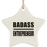 Badass Entrepreneur - Star Ornament