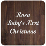 Rosa Baby's First Christmas - Drink Coaster D
