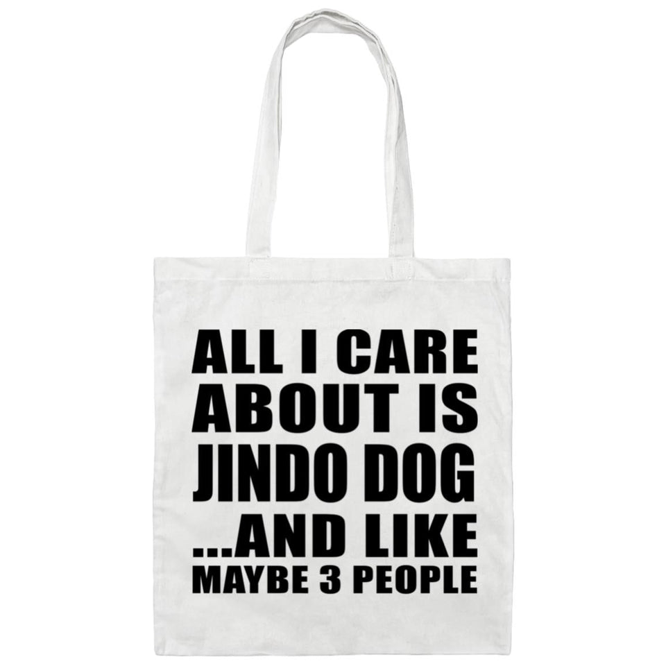All I Care About Is Jindo Dog - Tote Bag White
