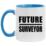 Future Surveyor - 11oz Accent Mug Blue