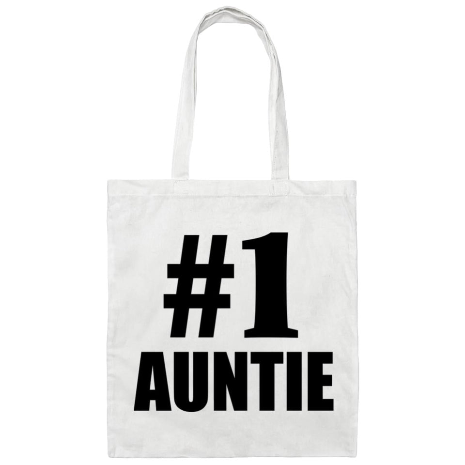 Number One #1 Auntie - Tote Bag White