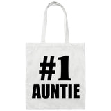 Number One #1 Auntie - Tote Bag White