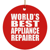 World's Best Appliance Repairer - Circle Ornament